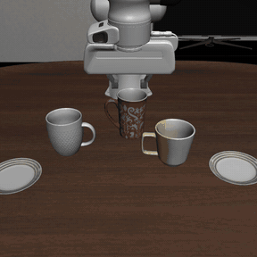 TC-LeWM rollout 3 in example 2, ending in success